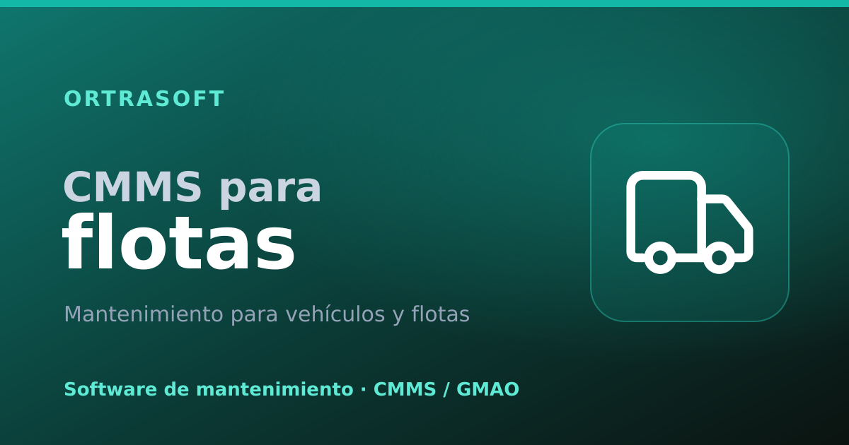 Software de mantenimiento de flotas — OrtraSoft